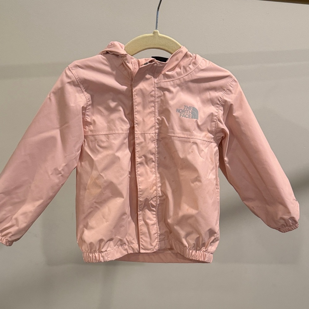 The North Face Light Pink rain jacket Windbreaker